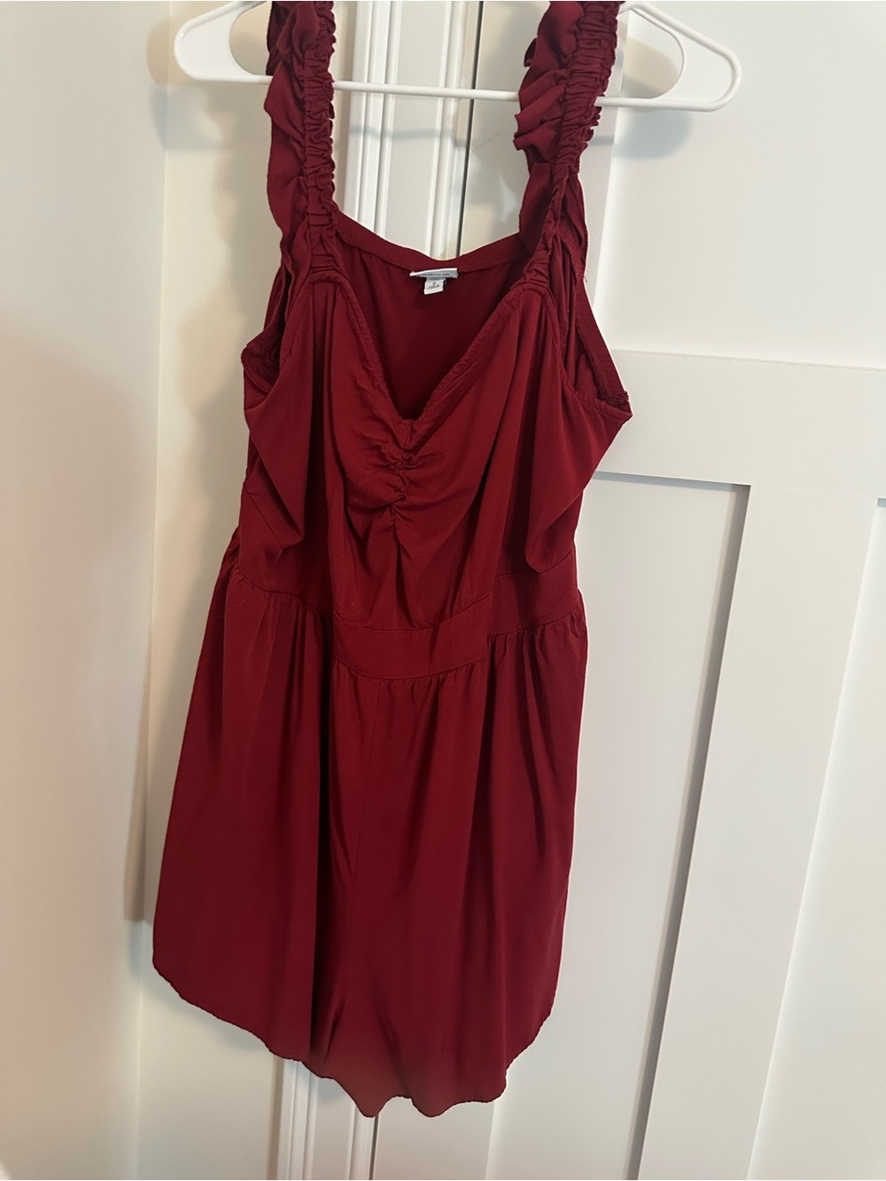torrid Red Ruffled Strap Romper - Picture 7 of 11